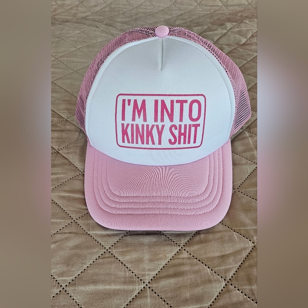 New Pink basketball cap, Snapback. Funny hat